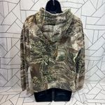 Cabela's Y2K Camo Hoodie Womens medium Green Advantage Max 1 Open Terrain Heart Photo 3