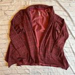 Cuddl Duds Open Front Cardigan Womens Medium Sweater Thumbholes Photo 0