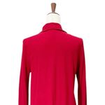 Lacoste  Shirt Dress Red Long Sleeve Button Front Pique Cotton Size 44 / US L 12 Photo 7