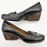 Naturalizer N5 Comfort Piper 7 WIDE Black Leather Women’s 2” Wedge Heel Pumps Photo 4