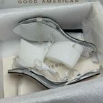 Good American Silver Cinder F*cking Rella Wedge Size 7 NEW Sandals Photo 7