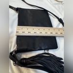 EXPRESS  key & tassle black crossbody purse Photo 6