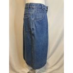 Collections Plus Denim Blue Jean Midi Skirt Straight Fit 5 Pocket Size 14 Photo 5