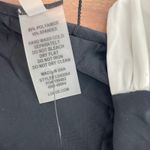 Lulus Black Bikini Bottoms M White Trim High Waist Swimsuit Photo 3