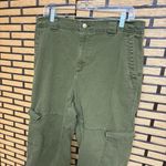 Old Navy  Olive Green Crop Pants Size Large Photo 2