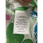 Talbots  Womens X US XL Colorful Floral Blouse Top‎ Crochet Tropical Boho Resort Photo 6