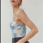 Urban Outfitters  Lilly Satin Tie Shoulder Top Photo 3