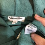 Grayson Threads NWOT Green White Touchdown Football Slubby Hoodie Sweatshirt Pullover Top New Photo 2