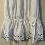 EXPRESS NWT White Eyelet Lace Detail Tank Top XS Photo 2