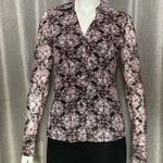 INC International Concepts Petite Sheer Mesh Top Pink Size undefined Photo 0