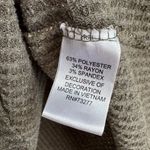 SO Waffle Knit Varsity Cozy Top Crewneck Long Sleeve Medium Women’s Casual  Green Photo 3