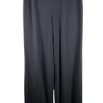 Armani Collezioni Armani Black Pinstripe Trousers Dress Pants Size 10 Photo 0