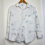 Sonoma  Tie Dye Button Down Shirt Top Women’s Size Large Cotton Beachy Boho Photo 0