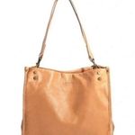 American Leather Co 3 Section Satchel Bag Purse in Light Tan Photo 0