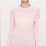 Lululemon Rest Less Pullover Blissful Pink Textured Long Sleeve Top Size 4? Photo 0