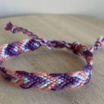 Handmade Zeta Bracelet, anklet, trendy, comfortable, tie, embroidery thread, woven, gift, Photo 0