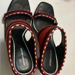 Antonio Melani Antonio Melanie red, black & white slip on shoes size 8.5 Photo 3