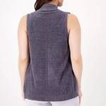 Barefoot Dreams CozyChic Ultra Lite Shawl Pointelle Vest in Sand Photo 1