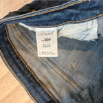 Just Black  Denim Capri Skinny Jeans Size 31 Photo 3