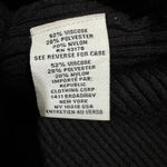 Magaschoni  Black Ribbed V Neck Sleeveless Midi Sweater Dress With High Slit Sz S Photo 8