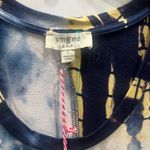 Umgee  Blue and White Bishop Sleeve Sweater Dress NWT L Photo 6