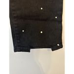 Blue B Collection Black Cropped Jeans Rhinestones Womens Size Large Stretch NEW Photo 6