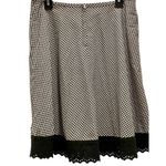 My Michelle VTG  Black / White Checkered Ruffle Circle Skirt Y2K 90s Size‎ 9 / M Photo 1