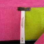 Free People  Uptown Oversized Striped Pullover Sweater Womens Medium Pink Green Photo 4