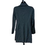 CAbi  #648 Gray Ponte Casablanca Knit Trench Coat Jacket Small Photo 2