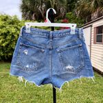 We The Free  People Sofia Distressed Denim Shorts Size 27 Photo 3