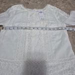 Abercrombie & Fitch  White Lace Y2K girly fairy core eyelet lace Dress XS NWT Photo 9