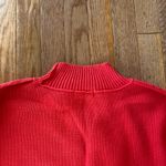 Zenana red boxy fit ribbed sweater pullover Photo 7