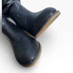 Charles Albert Black Western Cowboy Ankle Boots Vegan Leather Womens Size US 8 Photo 6