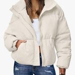 Merokeety Cream Puffer Jacket Photo 0