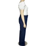 Sézane  Dan Straight Wide Leg Pants, Indigo, FR46/US14 Photo 6