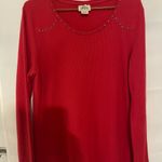 Ariat  Red Studded Long Sleeve Blouse Photo 0