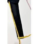 DL1961 Kershaw Emma Low Rise Skinny Ankle Jeans Rhinestones Bling Black Size 23 Photo 9