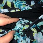 Zelos  Tennis Skirt Size S Skort Black Blue Floral Ruffle Layered Sporty Spice Photo 5