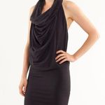 Lululemon Covers It All Dress Size S W8309S Black Charcoal Top Shrug Scarf Knit Photo 1