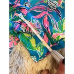 Lilly Pulitzer EUC Lily Pulitzer Stretchy Waist Shorts Sz S Blue Green Pink Photo 1