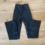 Wilfred  - Faux Leather Flare Pants in Black Photo 4