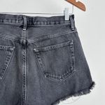 AGOLDE  Denim Shorts Womens 25 Black Micah Cut Off Jean Festival Boho Minimalist Photo 4