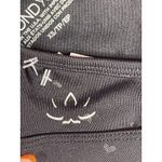 Beyond Yoga  XS SOFT FOCUS STRAPPY HEART SPORTS Bra BLACK  W/ HEARTS Photo 3