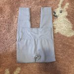 Madewell Seamless Ribbed Leggings Faded Lavender Pastel Purple/Gray Sz XXS-XS Photo 5