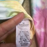 Cherie‎ tie dye twist hem long sleeve stretchy crop top & jogger set size M Yellow Size M Photo 5