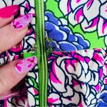 Peck & Peck Vintage Vibrant Floral Dress - Green and Purple Size S Photo 6