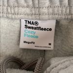 TNA Aritzia Sweatfleece Mega Fit gray sweatpants Size M Photo 4