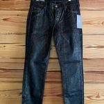 7 For All Mankind the skinny second skin legging jean coated snake denim 26 Photo 0