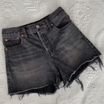 Levi’s 501 Black Wedgie High Waisted Short Photo 0