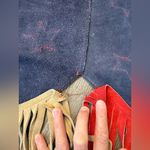 Unique Vintage VTG 1960's 70's Woodstock Fringe Vest RARE Rock Hippie Stars Patriotic Red Blue Photo 8